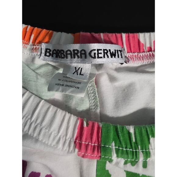 Barbara Gerwit Colorful Print Pull On Pants Resort Wear Size XL - Picture 4 of 6